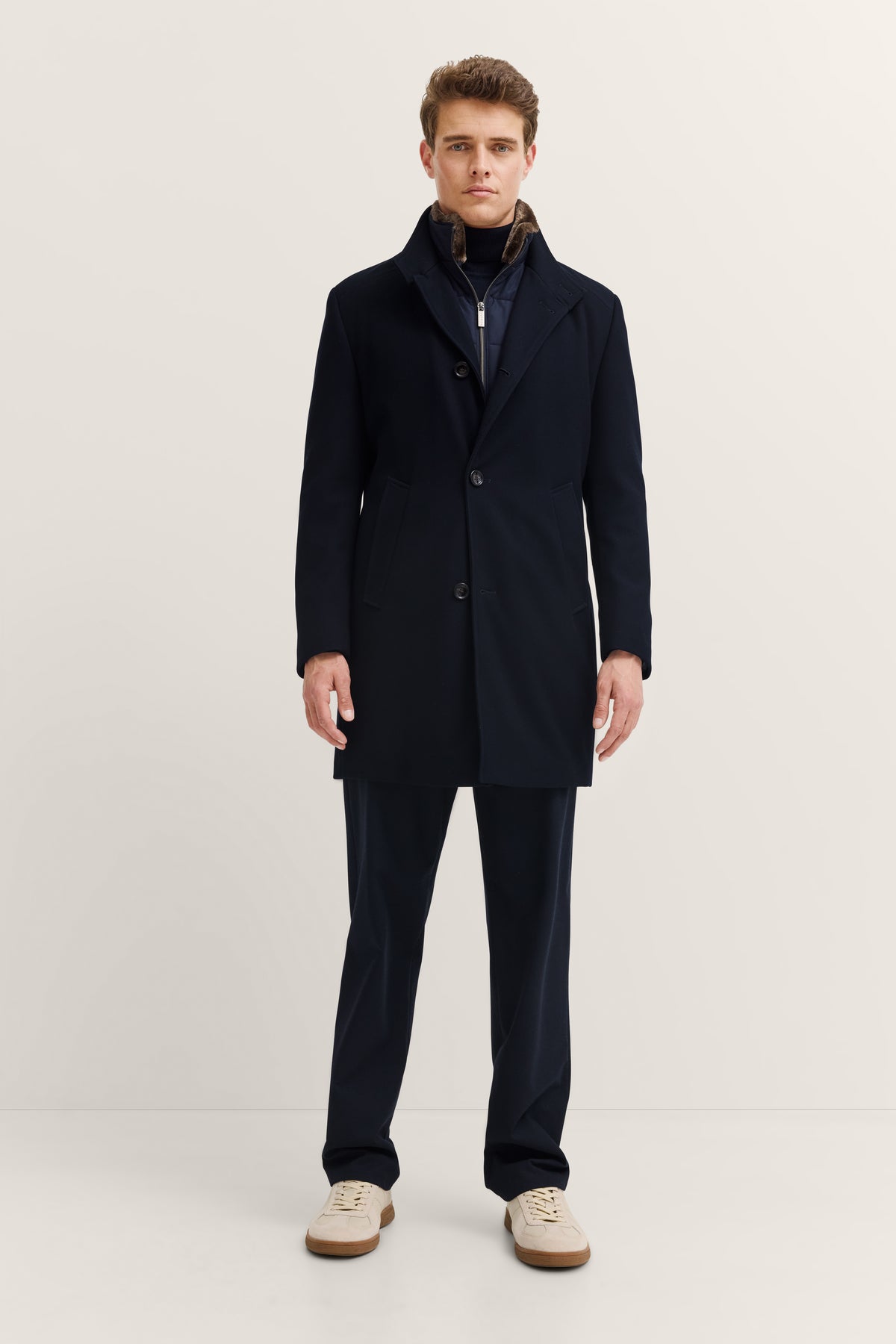 Cappotto Blu BUGATTI 84220 390 Uomo 
