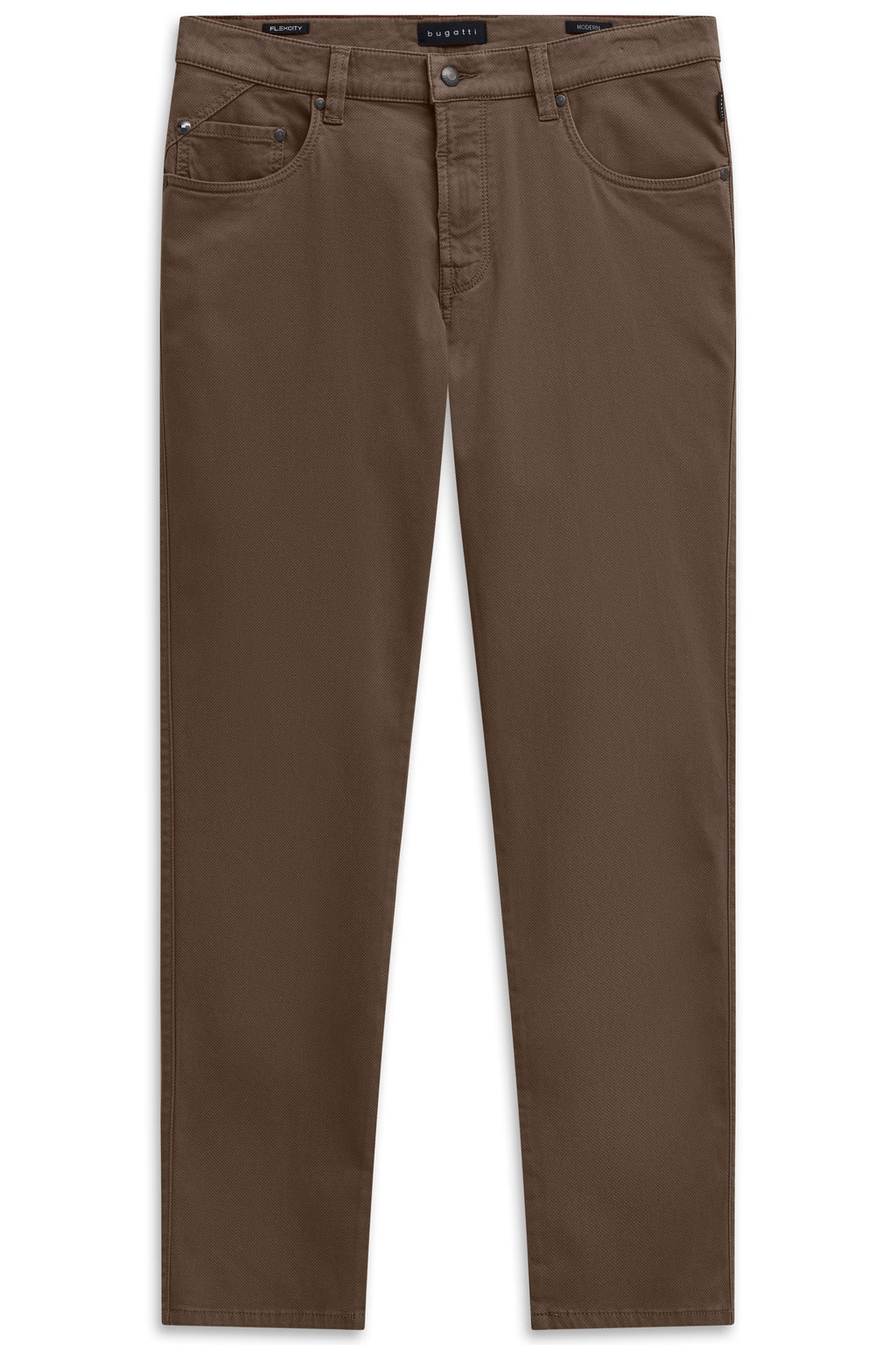 Pantalone slim fit Testa di moro BUGATTI 86395D 80 Uomo 
