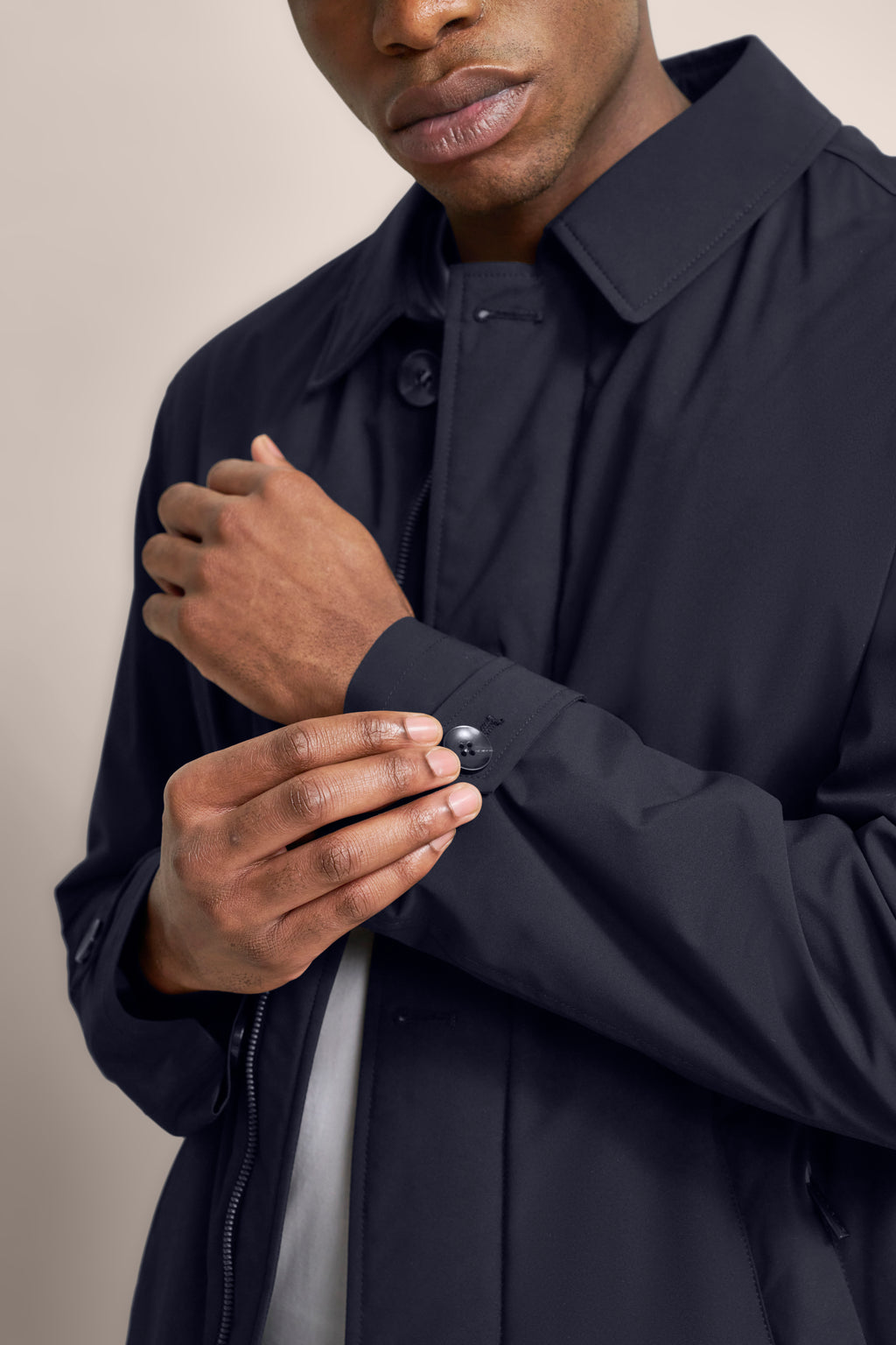 Trench Blu BUGATTI 99010 390 Uomo 
