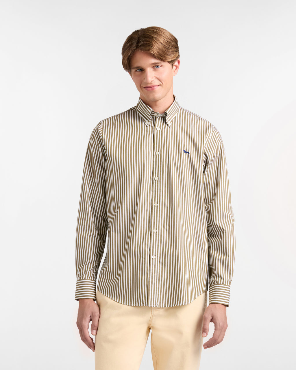 Camicia Verde HARMONT&BLAINE CRP001013477B 613 Uomo 