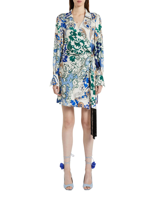 Abito fantasia Blu MARELLA BINA 001 Donna 