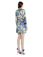 Abito fantasia Blu MARELLA BINA 001 Donna 