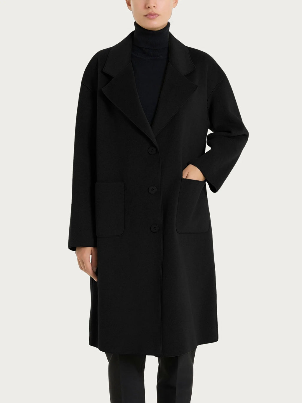 Cappotto Nero RAGNO DQ61KW 020NERO Donna 