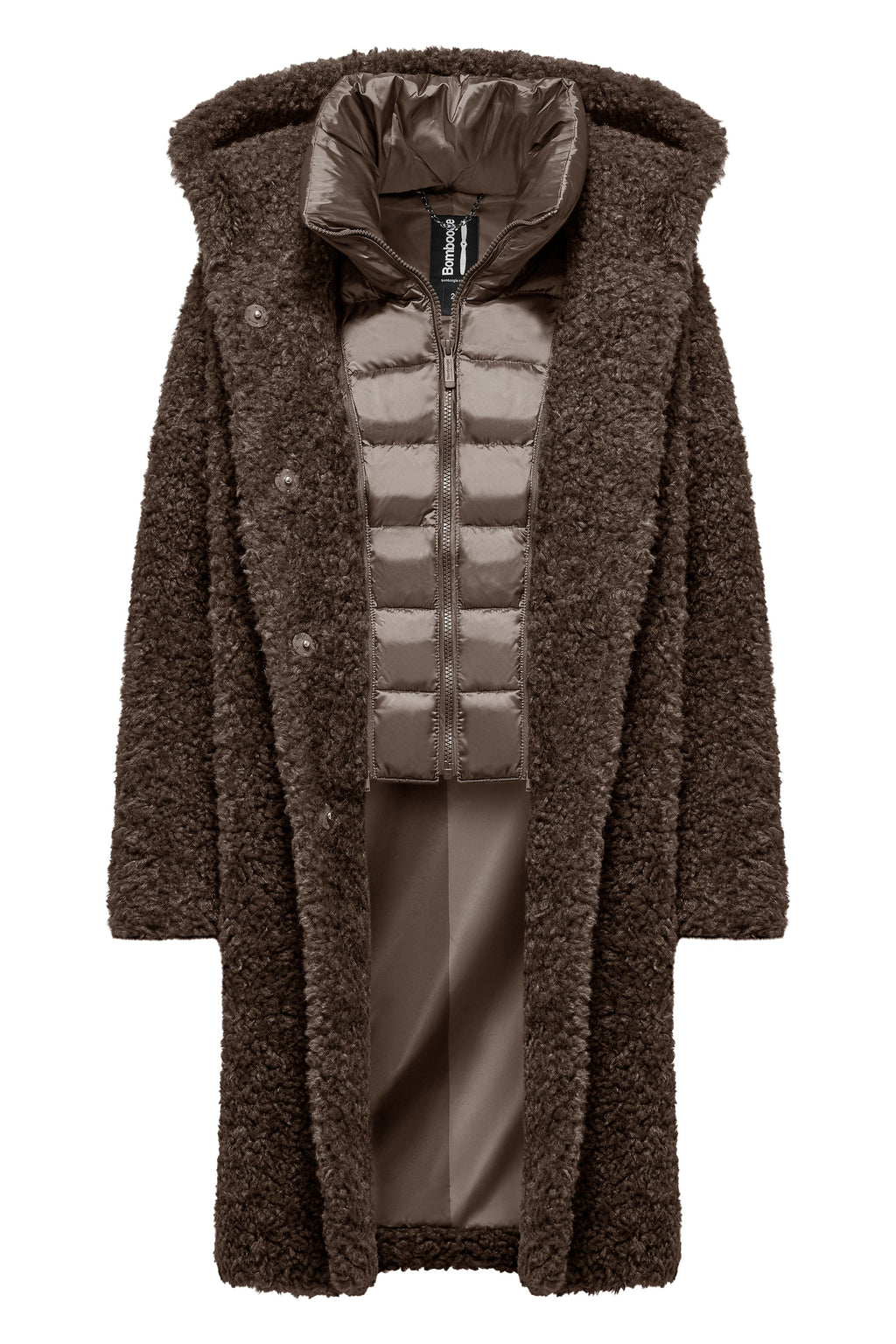 Cappotto Bordeau BOMBOOGIE CW7658SFC6 148 Donna 