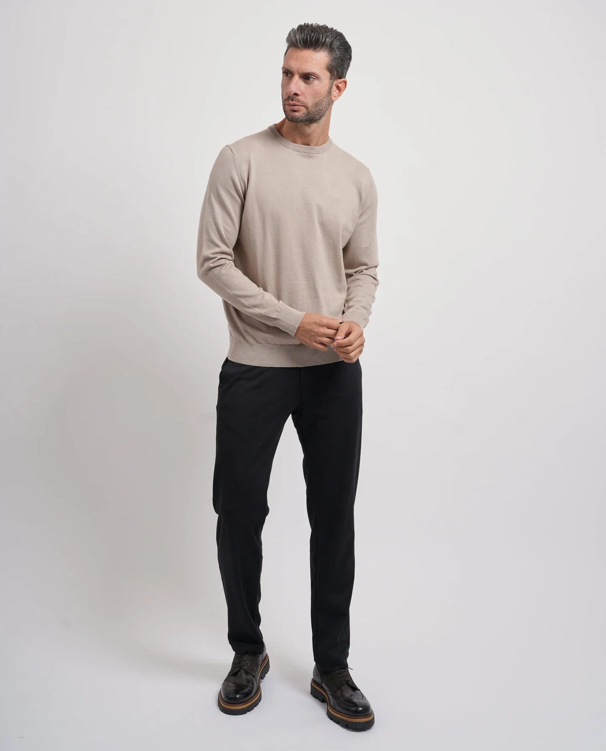 Maglia Beige BUGATTI 7400 25520F 040 Uomo 