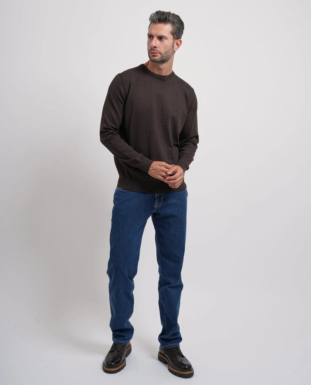 Maglia Marrone BUGATTI 7400 25520F 80 Uomo 