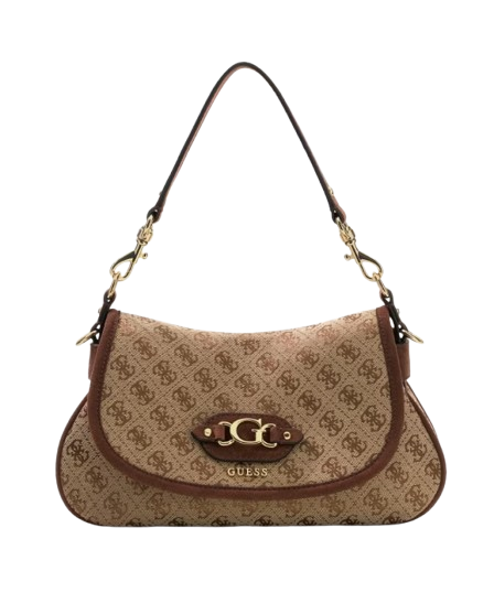 Borsa Brown GUESS JG231319 LATTE LOGO Donna 