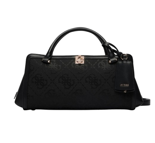 Borsa Nero GUESS JG975506 BLACK LOGO Donna 