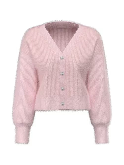Cardigan Rosa GUESS W6BR26/Z1408 A60W Donna 