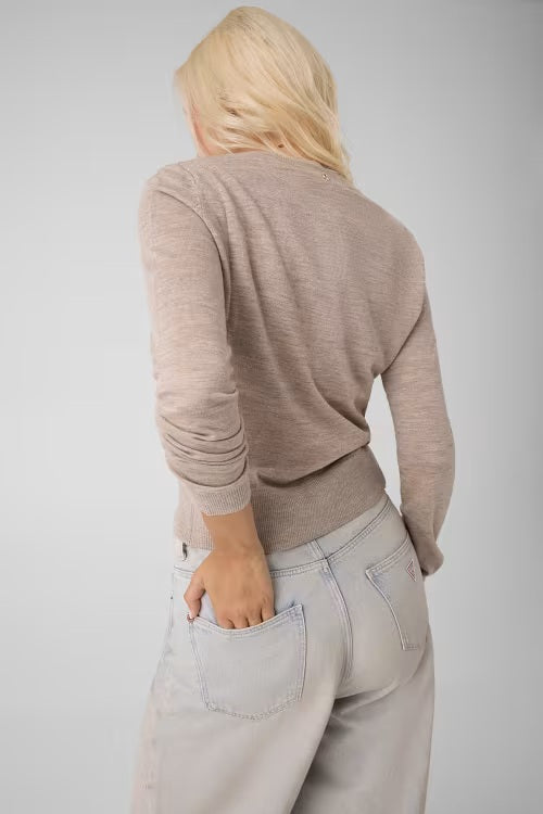 Cardigan Fango GUESS W6BR32Z1425 H154 Donna 