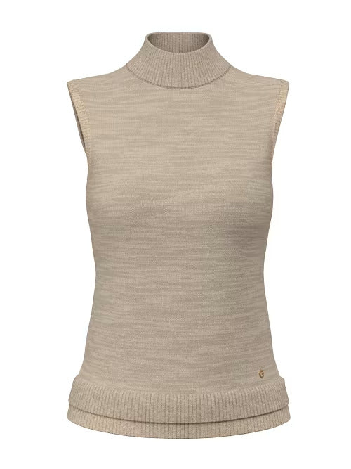 Maglia collo alto Fango GUESS W6BR33Z1426 H154 Donna 