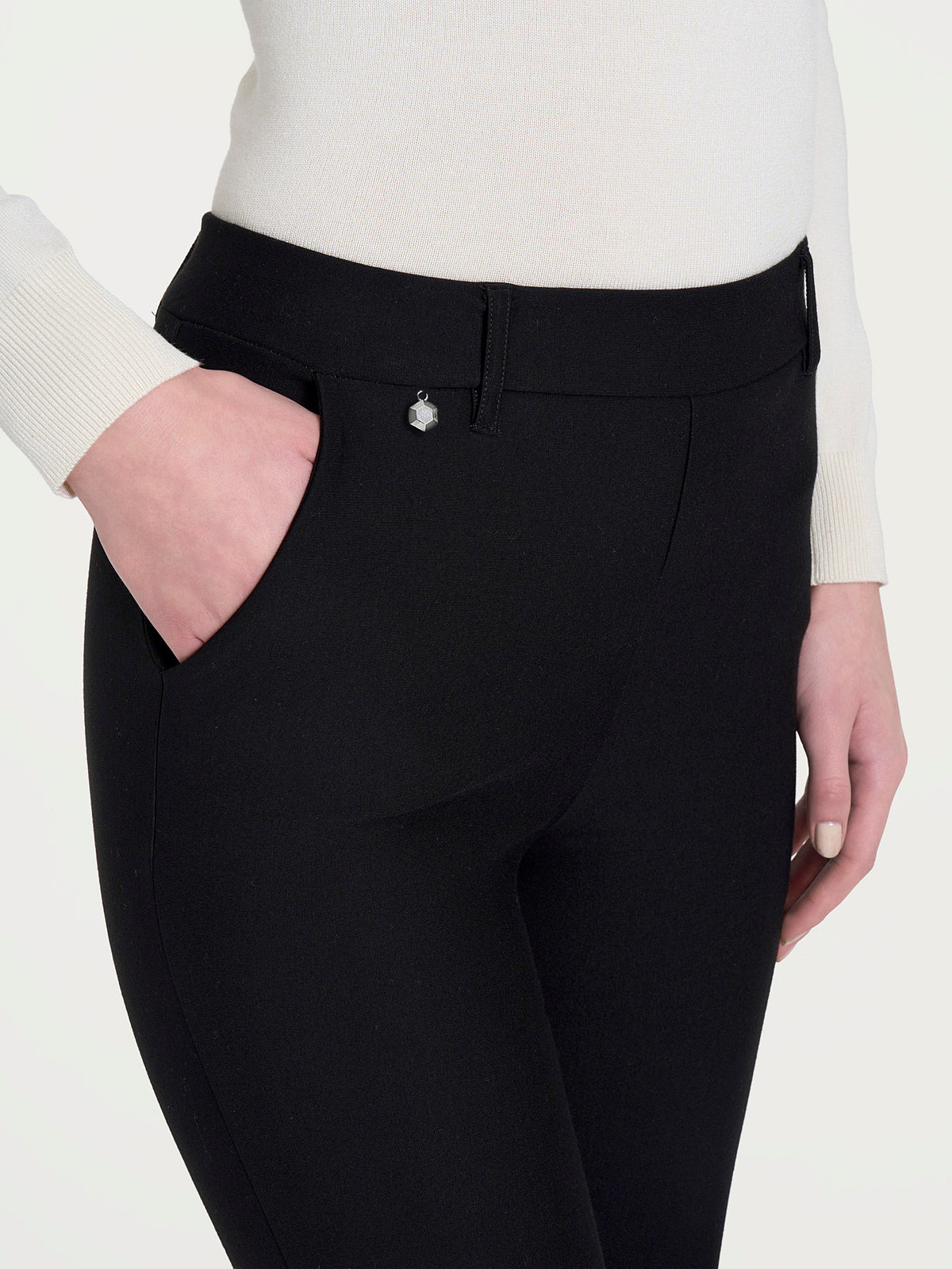 Pantalone Nero RAGNO DB24PP 020 Donna 