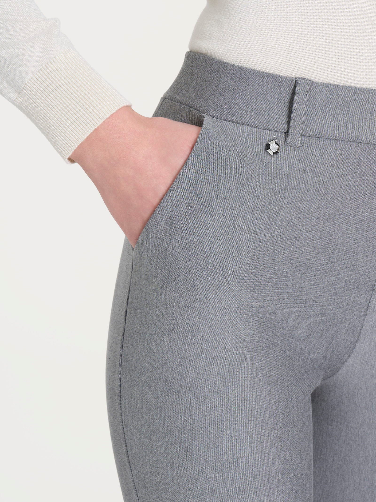 Pantalone Grigio melange RAGNO DB24PP 135M Donna 