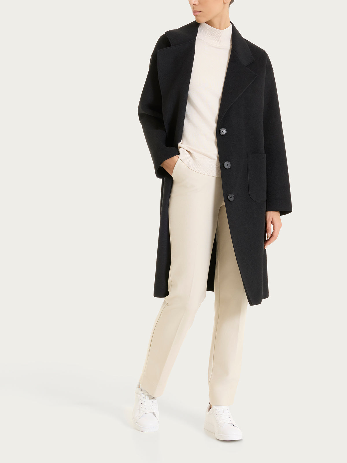 Cappotto Nero RAGNO DQ61KW 020 Donna 