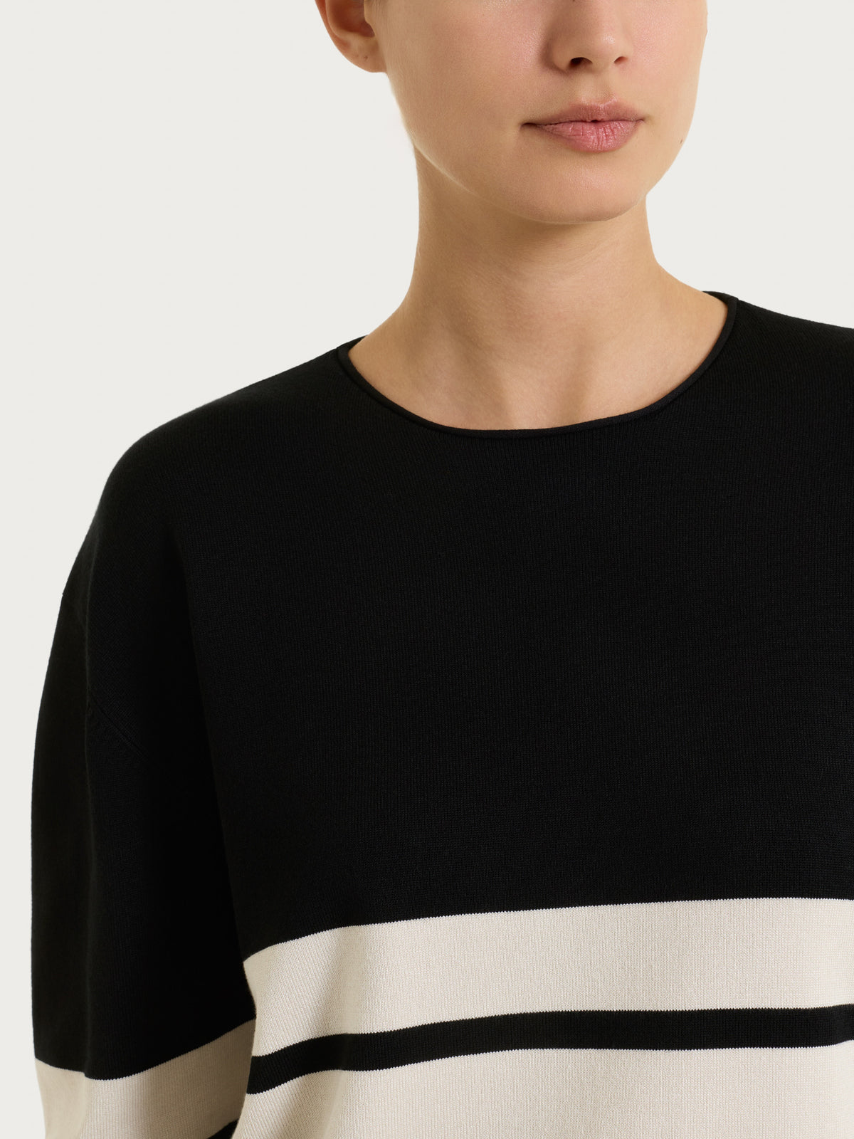 Maglia Nero/beige RAGNO DT82TK E14F Donna 