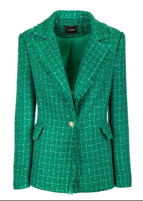Giacca Verde smeraldo FRACOMINA W65901 152 Donna 