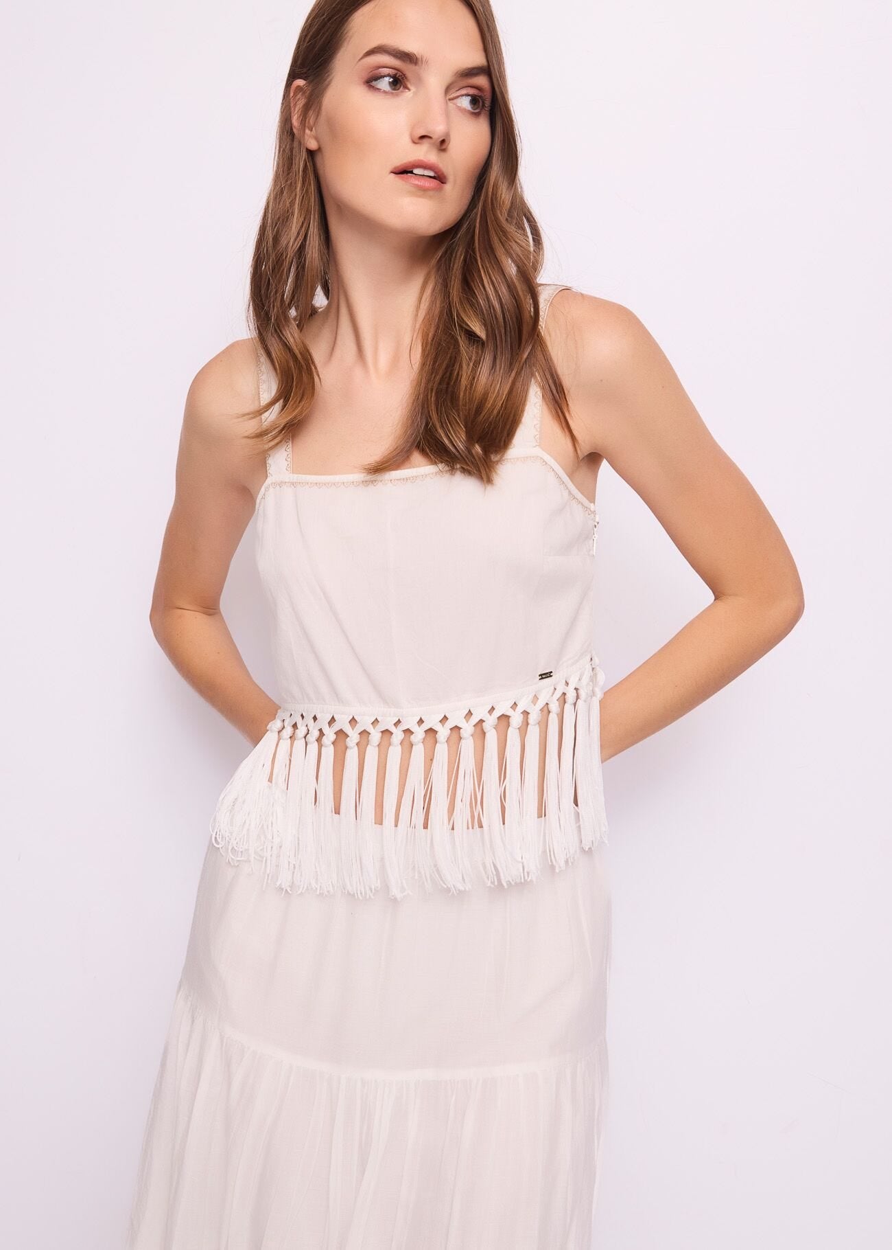 Top Bianco GAUDì 511FD45014 001 Donna 