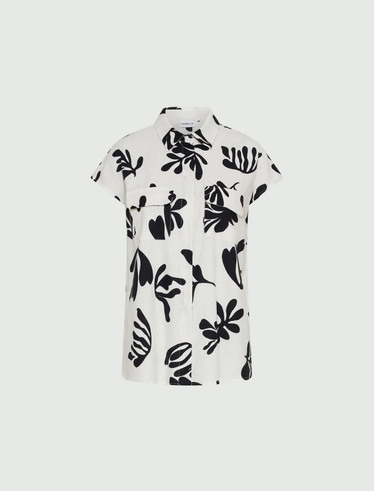 Camicia Bianco/nero MARELLA ADDOTTO 001 Donna 