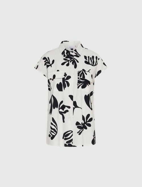 Camicia Bianco/nero MARELLA ADDOTTO 001 Donna 
