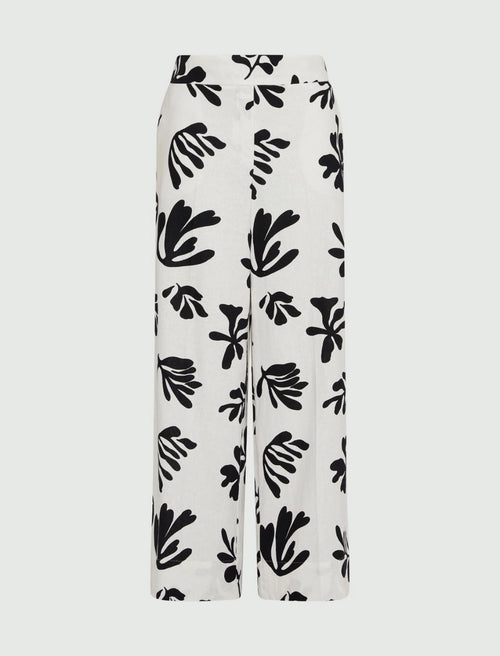 Pantalone Bianco/nero MARELLA ANTIOPE 001 Donna 