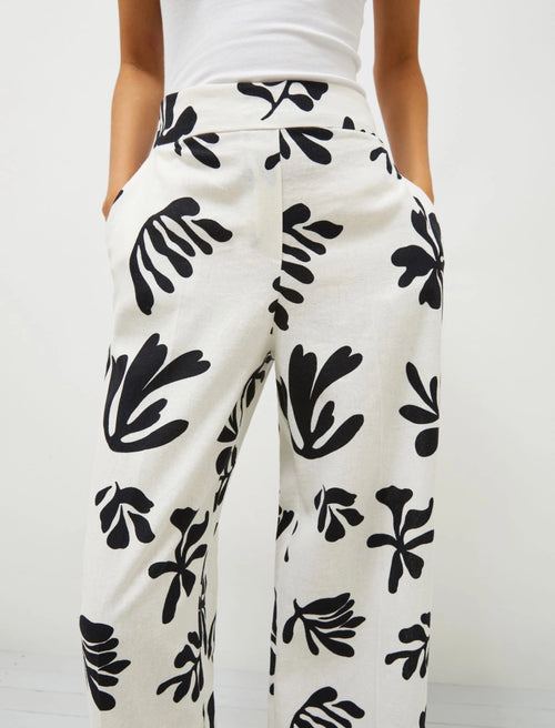 Pantalone Bianco/nero MARELLA ANTIOPE 001 Donna 