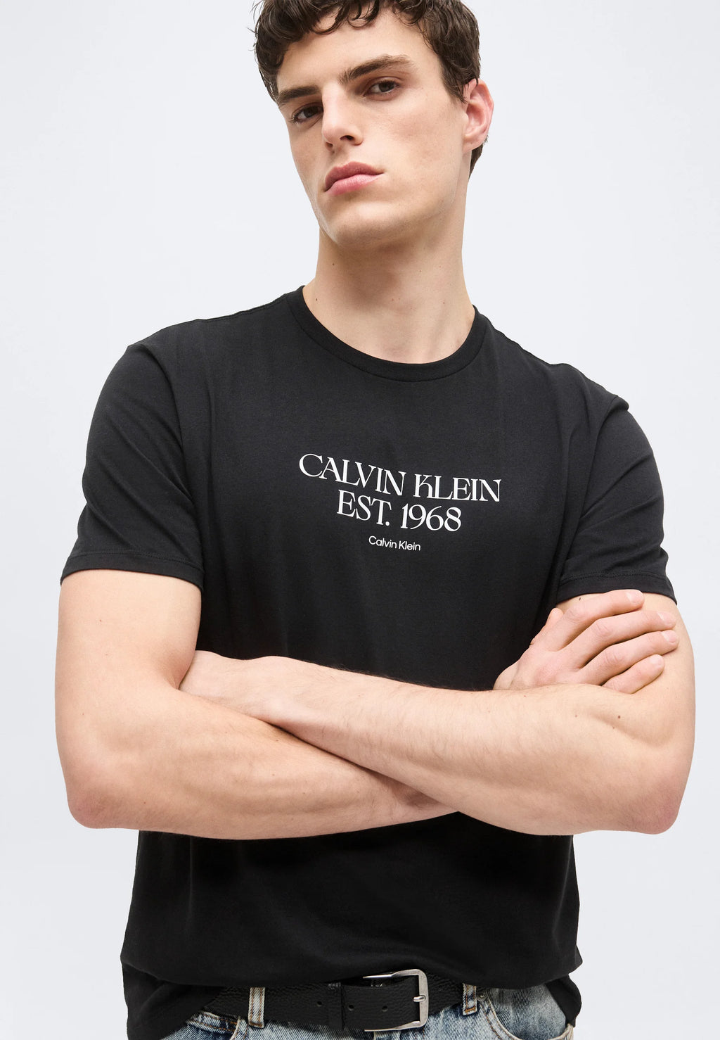 T-shirt Nero CALVIN KLEIN JEANS LV14RF804 GUB1 Uomo 