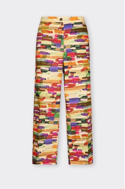 Pantalone Multicolor ELENA MIRO P020P 001 Donna 