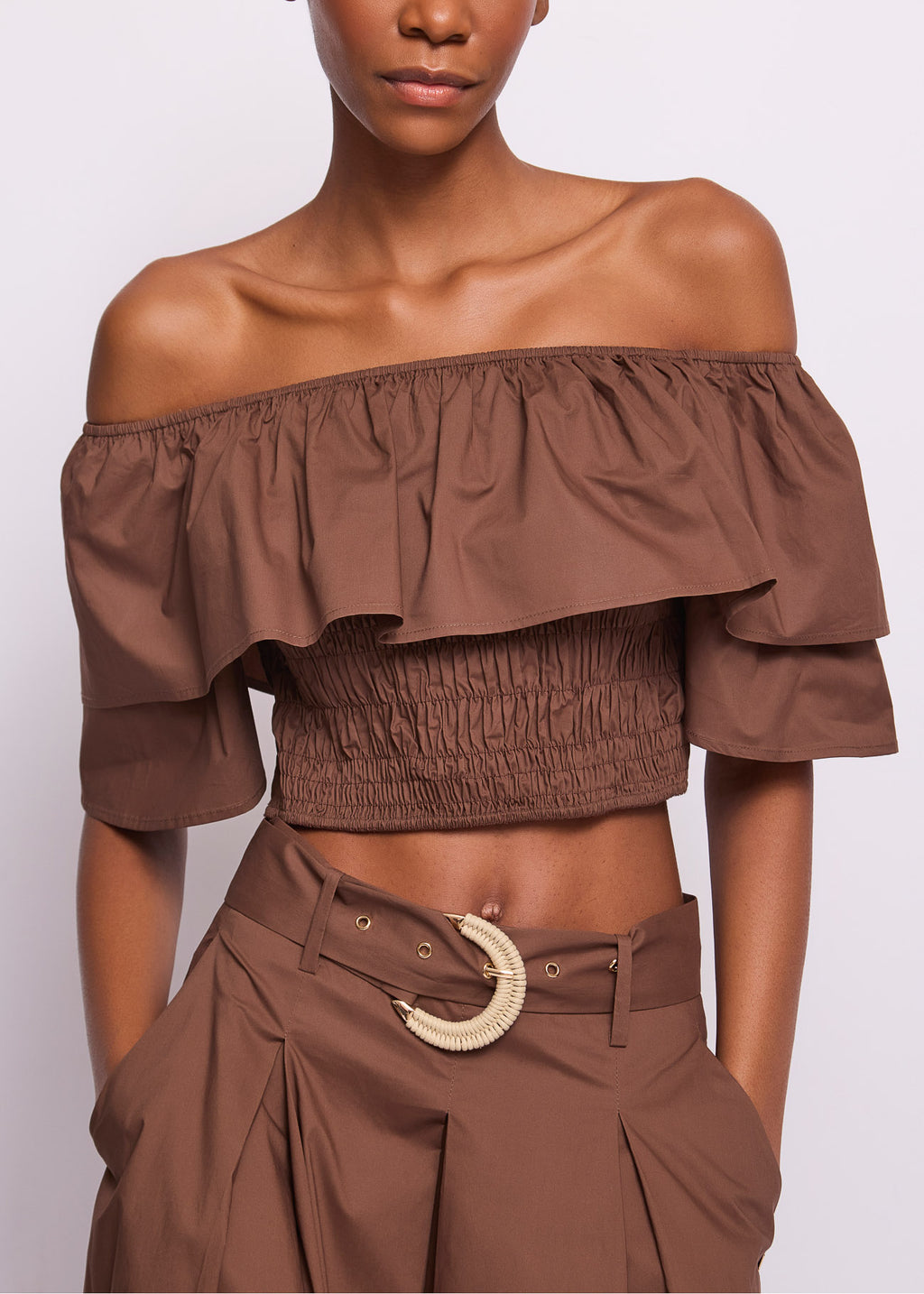 Top Marrone GAUDì 45012 4316 Donna 