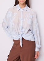 Camicia Celeste GAUDì 45017 2980 Donna 