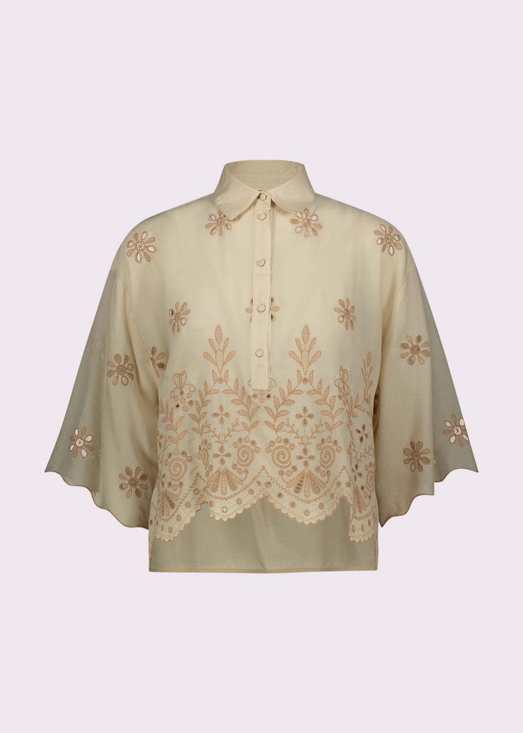 Camicia Beige GAUDì 45028 01 Donna 
