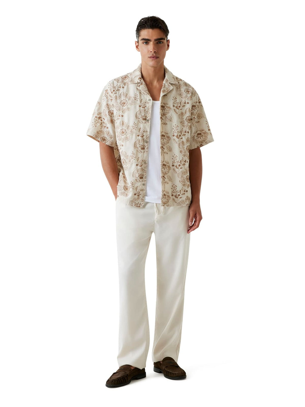 Pantalone Bianco GUESS M6GB15/W2024 G018 Uomo 