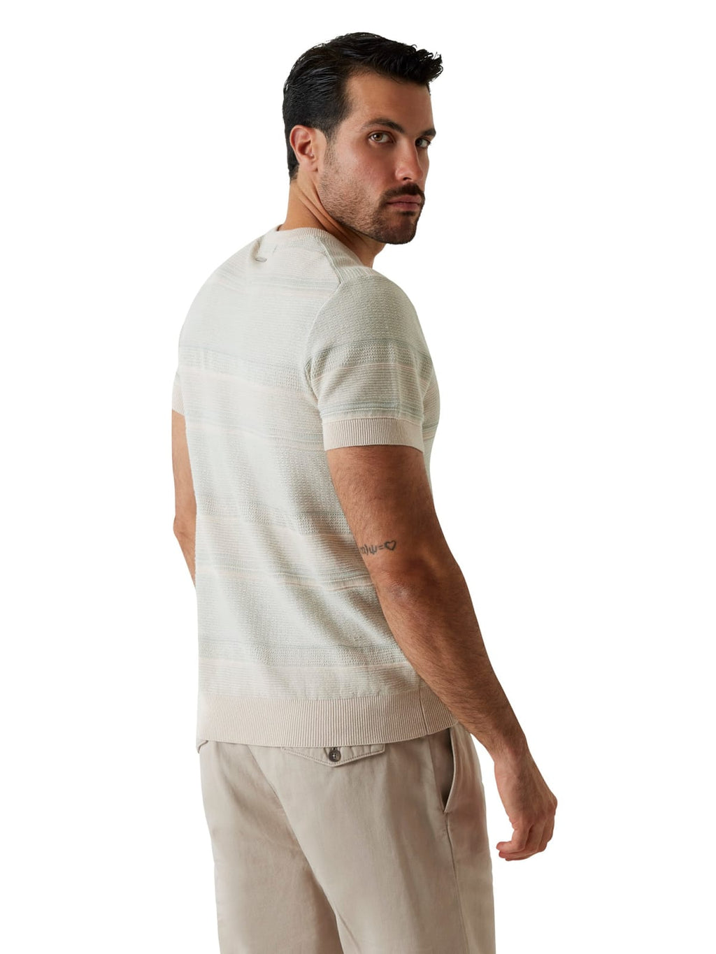 T-shirt Verde GUESS M6GR077Z0560 SM11 Uomo 