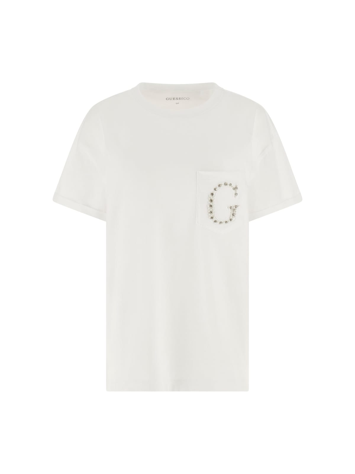 T-shirt Bianco GUESS W6GI17_K3037_ G011 Donna 