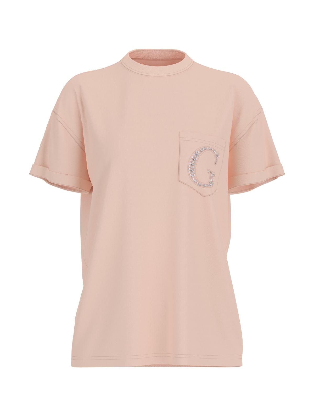 T-shirt Rosa GUESS W6GI17_K3037_ G67C Donna 