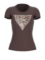 T-shirt Marrone GUESS W6GI19_K3042_ G1EB Donna 