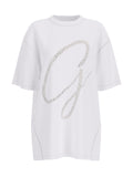 T-shirt Bianco GUESS W6GI39_K3478_ G011 Donna 