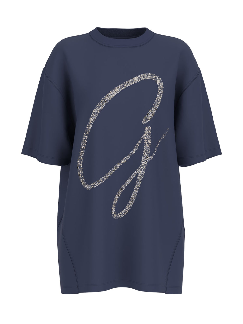 T-shirt Blu GUESS W6GI39_K3478_ G7P1 Donna 