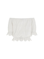 Top Bianco GUESS W6GP19_K2949_ G011 Donna 