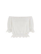 Top Bianco GUESS W6GP19_K2949_ G011 Donna 