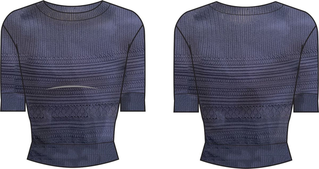 T-shirt Nero/blu GUESS W6GR16_Z0601_ G7P1 Donna 