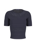 T-shirt Nero/blu GUESS W6GR16_Z0601_ G7P1 Donna 