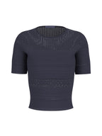 T-shirt Nero/blu GUESS W6GR16_Z0601_ G7P1 Donna 