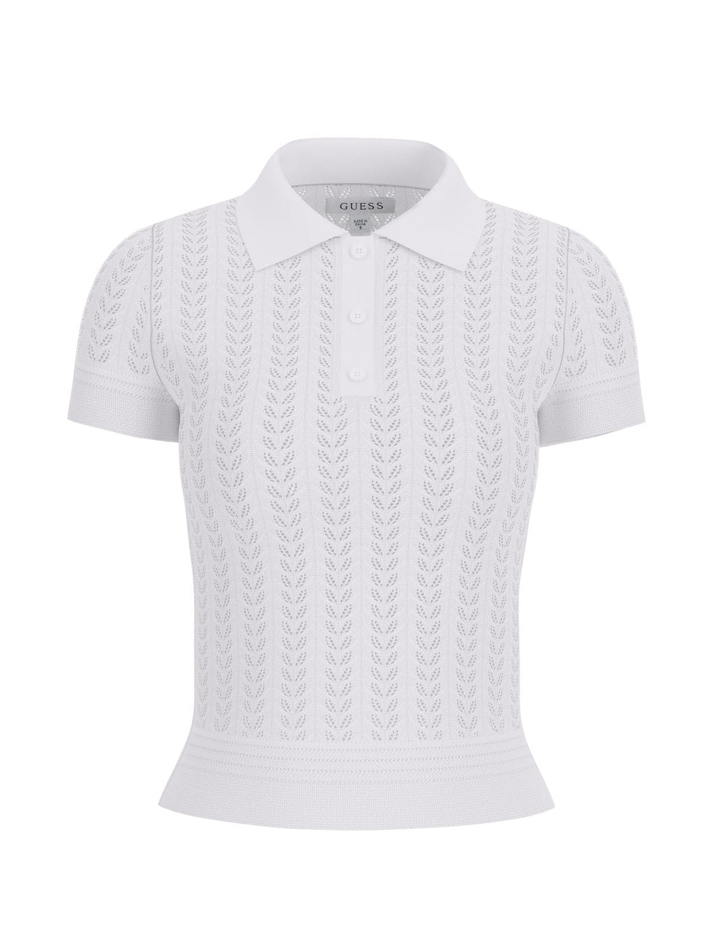 Polo Bianco GUESS W6GR25_Z0672_ G106 Donna 