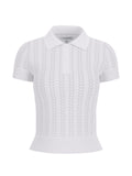 Polo Bianco GUESS W6GR25_Z0672_ G106 Donna 
