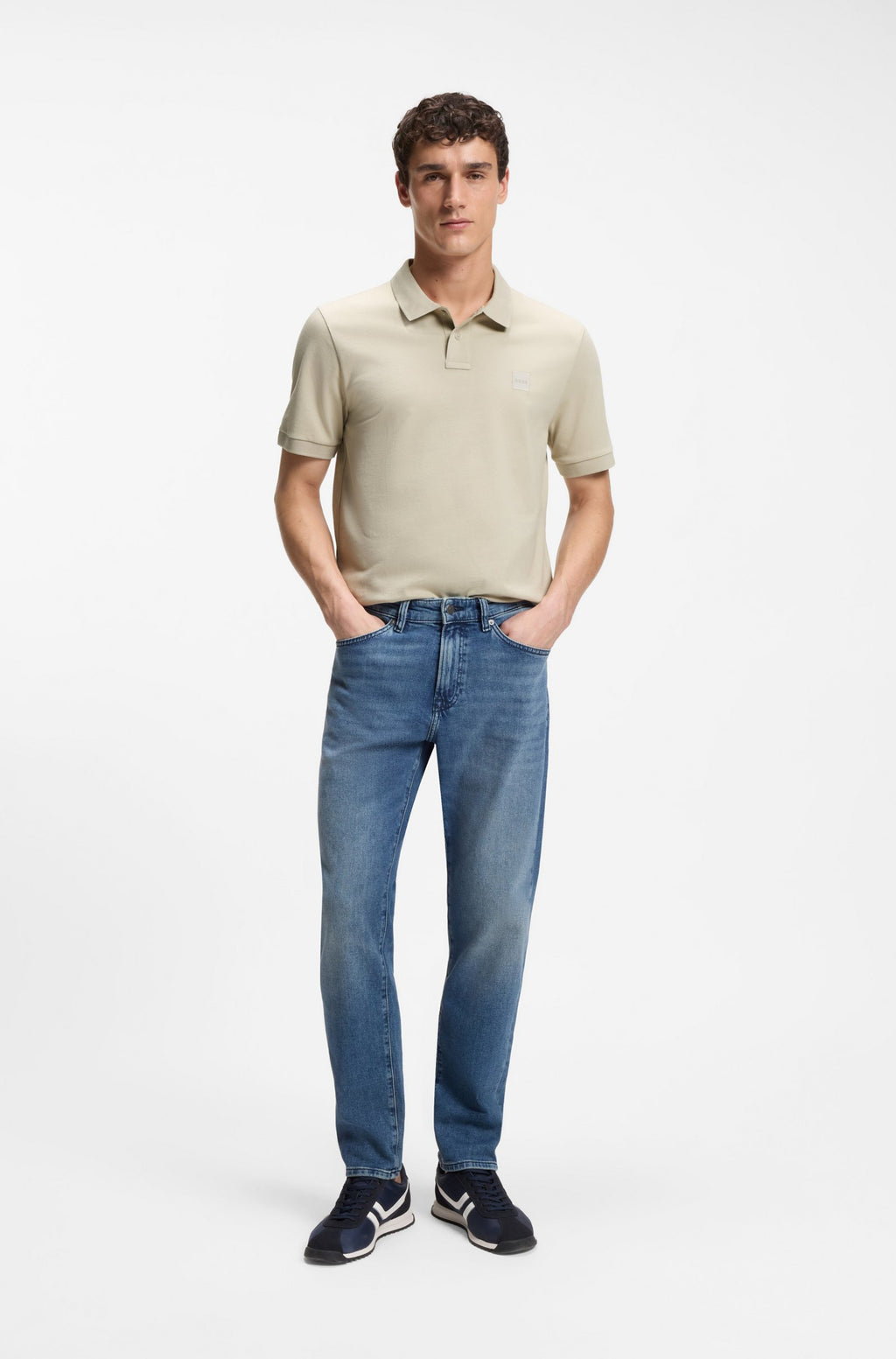 Polo Sabbia Hugo Boss 5050780 294 Uomo 