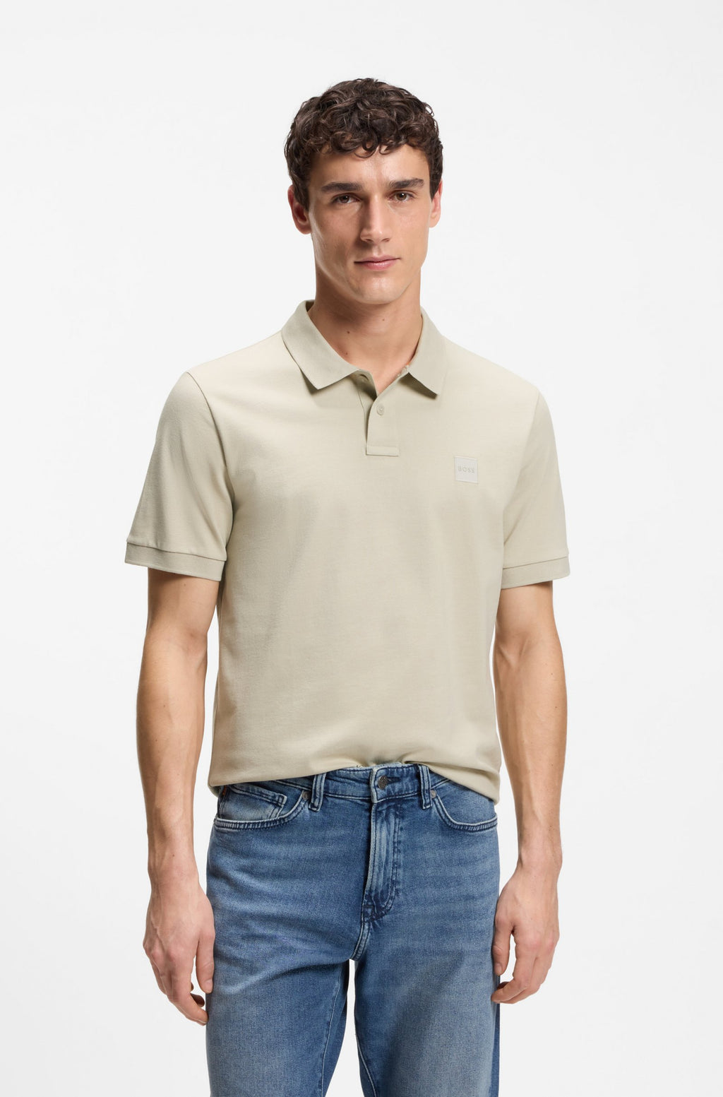 Polo Sabbia Hugo Boss 5050780 294 Uomo 
