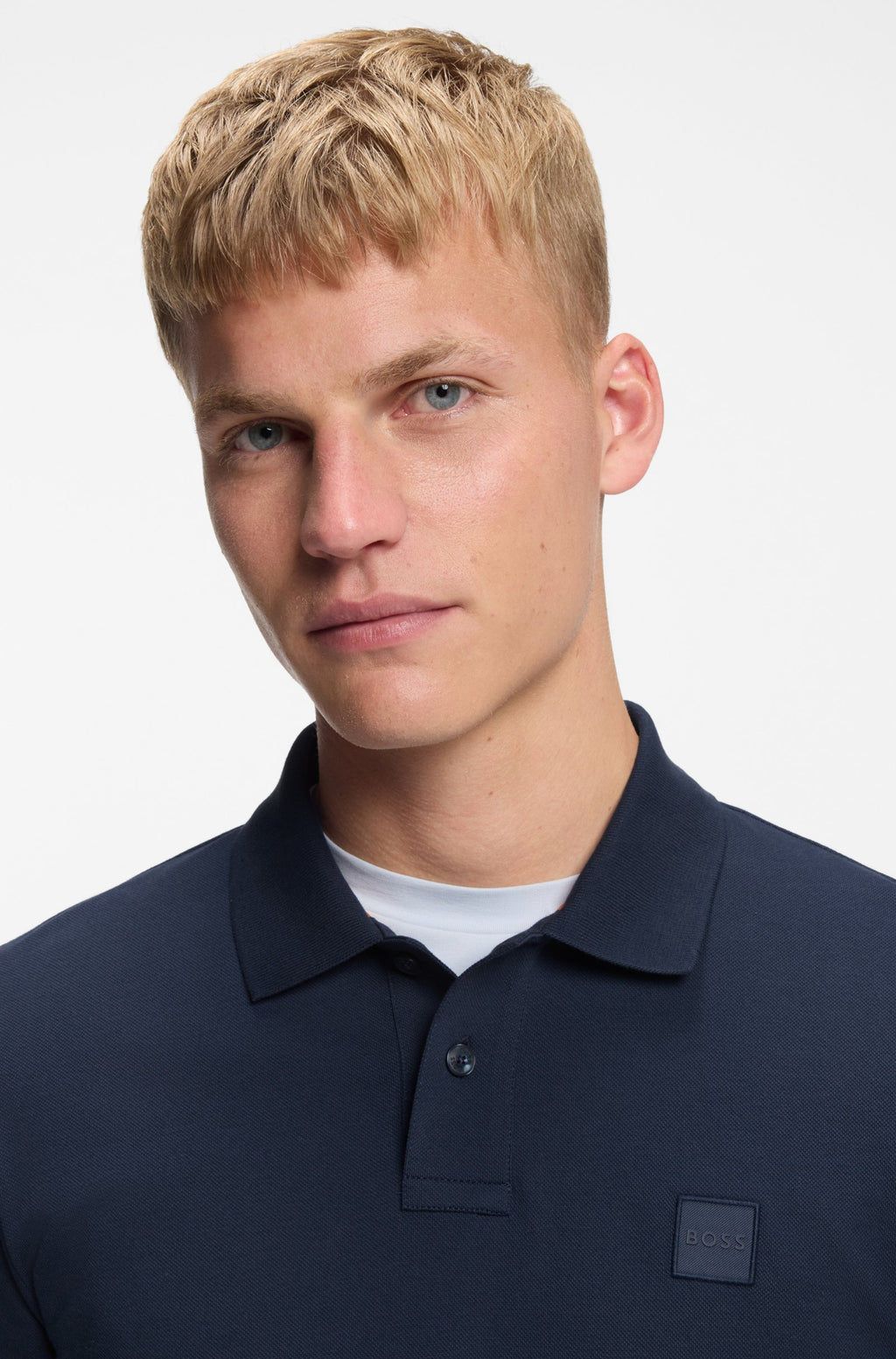 Polo Blu Hugo Boss 5050780 404 Uomo 
