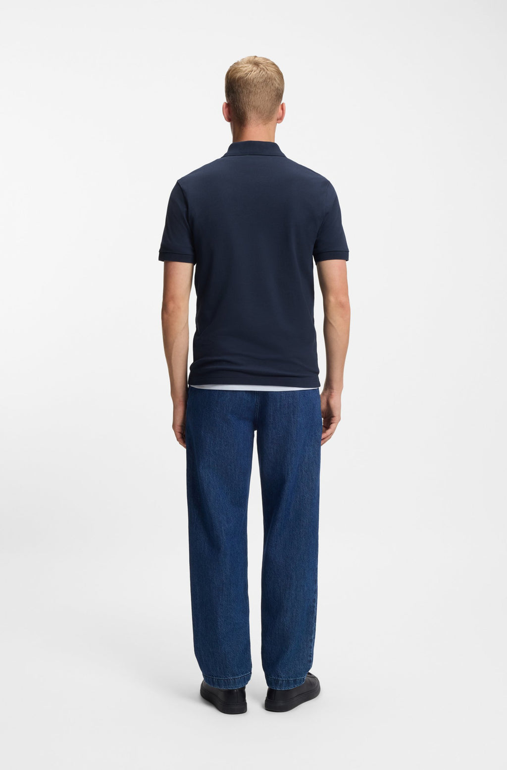 Polo Blu Hugo Boss 5050780 404 Uomo 