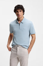 Polo Celeste Hugo Boss 50537507 458 Uomo 