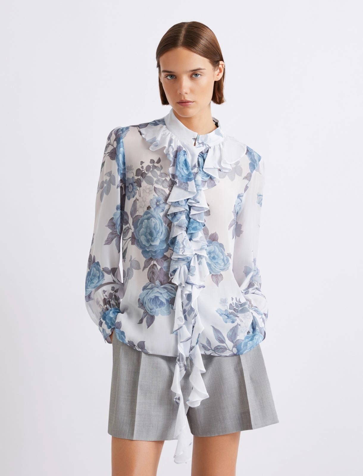 Camicia Celeste MARELLA CANAPA 003 Donna 
